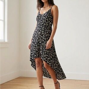 Cabi Black and White Floral Dress